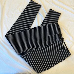 Pin stripe skinny pant